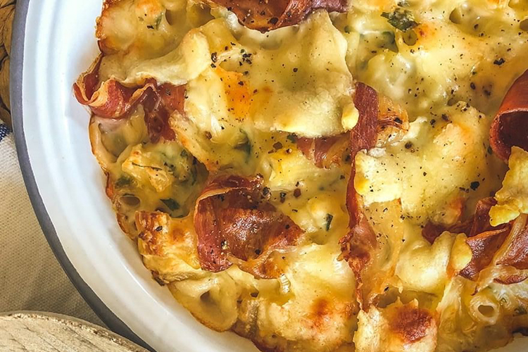 4 cheese mac and cheese with prosciutto 4 cheese mac and cheese with prosciutto